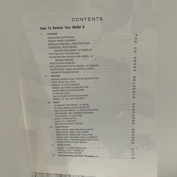 Ford Model A repair book - Picture 6 of 6